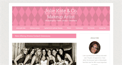 Desktop Screenshot of juliekatemakeup.com